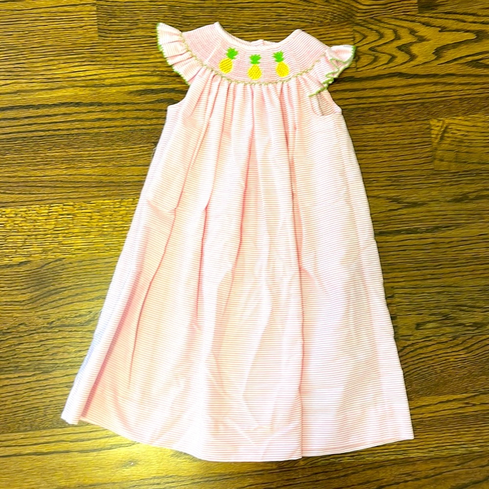 Pineapple Smocked Dress